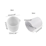 2 Pcs Reusable Silicone Measuring Cups Epoxy Resin Mixing Cups Non-Stick