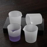 2 Pcs Reusable Silicone Measuring Cups Epoxy Resin Mixing Cups Non-Stick