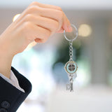2 Pcs St. Benedict Keychain Metal Backpack Charm Memorial