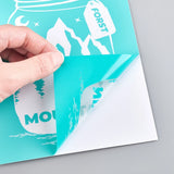 2 Pcs Self-Adhesive Silk Screen Stencil Cup Pattern Transfer