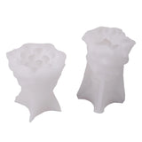 2 Pcs 3D Christmas Tree Candle Resin Mold DIY Crafts Jewelry Home Decoration