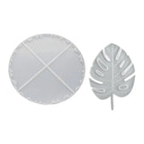 2 Pcs Crystal Epoxy Resin Mold Coaster Casting Silicone Mould DIY