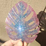 2 Pcs Crystal Epoxy Resin Mold Coaster Casting Silicone Mould DIY