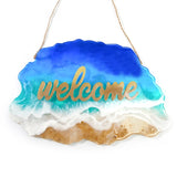 House Door Hanging Plate Silicone Mold DIY Crafts Pendant