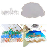 House Door Hanging Plate Silicone Mold DIY Crafts Pendant