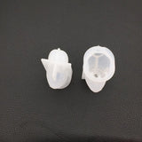 Bunny Shape Silicone Mold for Wax, Plaster, Soap, Candle, Pudding - 2 Pcs/Set