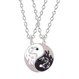 Honey Love Couple Pendant Necklace BFF Friendship Jewelry Gift