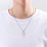 Honey Love Couple Pendant Necklace BFF Friendship Jewelry Gift