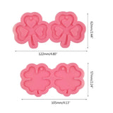 Four Leaf Clover Earrings & Keychain Mold DIY Crafts Jewelry Making