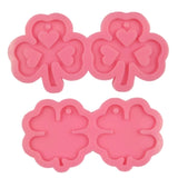 Four Leaf Clover Earrings & Keychain Mold DIY Crafts Jewelry Making