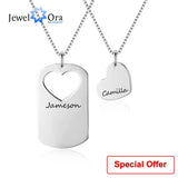 Personalized Name Couple Necklace Sets Friendship BFF Necklaces (NE102388)