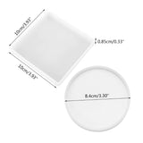 Set of 2 Coaster Crystal Epoxy Resin Molds DIY Crafts