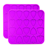 2 Pcs Guitar Picks Resin Molds DIY Crafts Silicone Mould