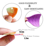 2 Pcs Guitar Picks Resin Molds DIY Crafts Silicone Mould