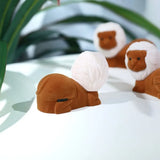2 Pcs/Set Velvet Lion Gift Boxes for Jewellry Wrap