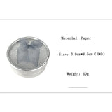 2 Pcs Silver Ribbon Cardboard Jewelry Organiser Case