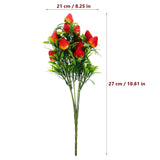 2 Pcs Simulated Strawberry Wedding Decorations Tables Branches Home Flowers