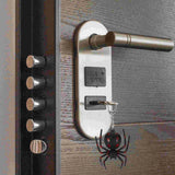 2 Pcs Spider Keychain Halloween Chains Pendant Decor