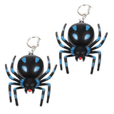 2 Pcs Spider Keychain Halloween Chains Pendant Decor