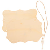 2 Pcs Wood Signs Blank DIY Paint Craft Child Ornament
