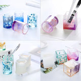2 Pcs Crystal Epoxy Mold for DIY Ornaments