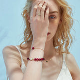2 Pcs Tiger Eye Stone Beads Bracelet for Women