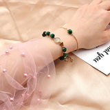2 Pcs Tiger Eye Stone Beads Bracelet for Women