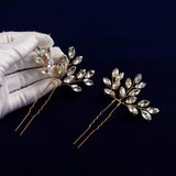 Crystal Flower Hairpins Wedding Hair Accessories
