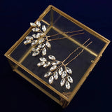 Crystal Flower Hairpins Wedding Hair Accessories