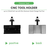 2-Piece Set Quick Change Tool Holder Steel Material 1 # Bracket