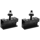 2-Piece Set Quick Change Tool Holder Steel Material 1 # Bracket