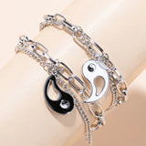 Tai Chi Couple Bracelets Double-Deck Chain Jewelry