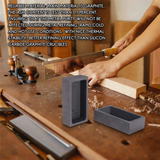 2 Pieces 1 KG Graphite Ingot Mold for Metal Melting