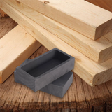 2 Pieces 1 KG Graphite Ingot Mold for Metal Melting