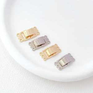 2 Pieces 14K Copper Clad K Buckle Smooth Face Watch Buckle DIY Jewelry