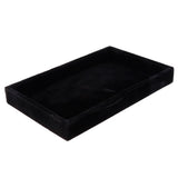 2pc Red Grey Velvet Jewelry Display Tray Bracelet Watch Anklet Display Pad