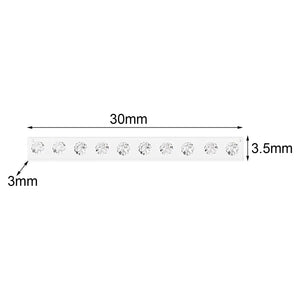 2-Pc Clear Necklace Hanger Jewelry Display Stand Organizer for Bracelets