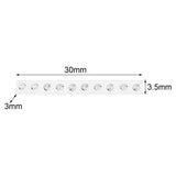 2-Pc Clear Necklace Hanger Jewelry Display Stand Organizer for Bracelets