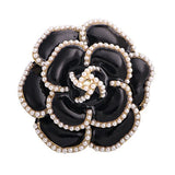 2-Piece Petal Art Flower Brooch Pin for Women