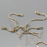 925 Silver Earring Hooks - Plated Sterling Silver Ear Posts