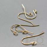 925 Silver Earring Hooks - Plated Sterling Silver Ear Posts