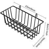 2pcs Hanging Basket Shelf Flower Pot Holder for Wire Wall Grid Panel