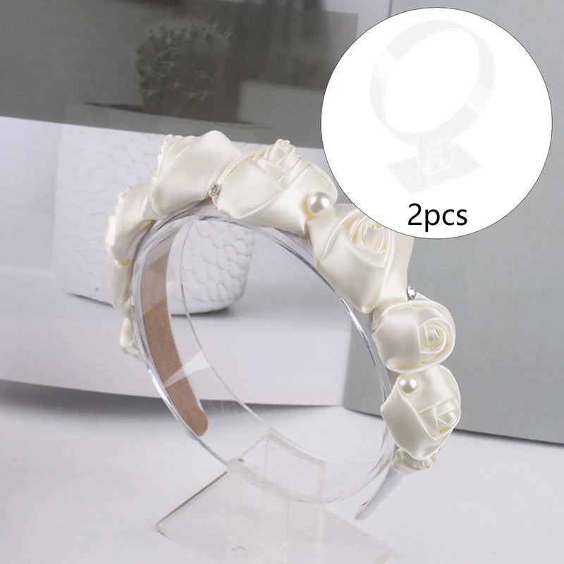 Acrylic Headband Display Stand for Shop Girls