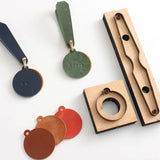 2Pcs Keychain Hanging Chain Cutting Molds for Diy Leather Japanese Pendant