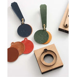 2Pcs Keychain Hanging Chain Cutting Molds for Diy Leather Japanese Pendant