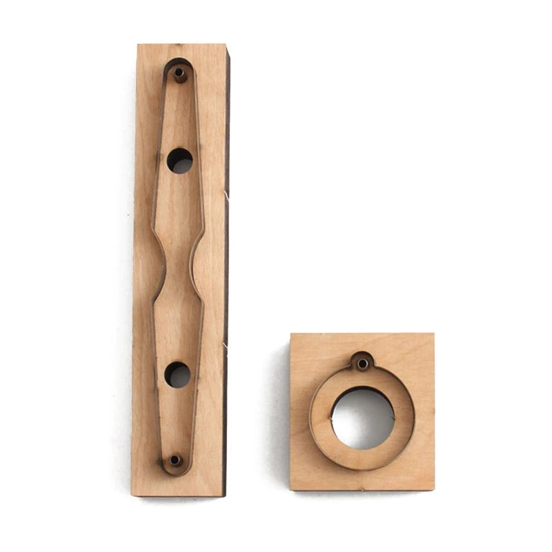 2Pcs Keychain Hanging Chain Cutting Molds for Diy Leather Japanese Pendant