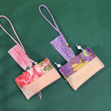 2 Peony Flower Fragrance Bag Brocade Empty Bag Antique Car Pendant Gift Bag