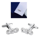 2 Mens Bow Shape Cufflinks Tuxedo Business Gift