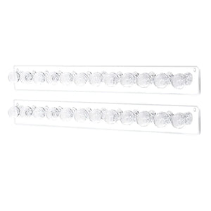 Acrylic Wall Mounted Jewelry Organizer Necklace Holder