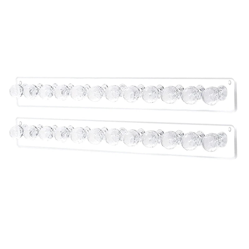 Acrylic Wall Mounted Jewelry Organizer Necklace Holder